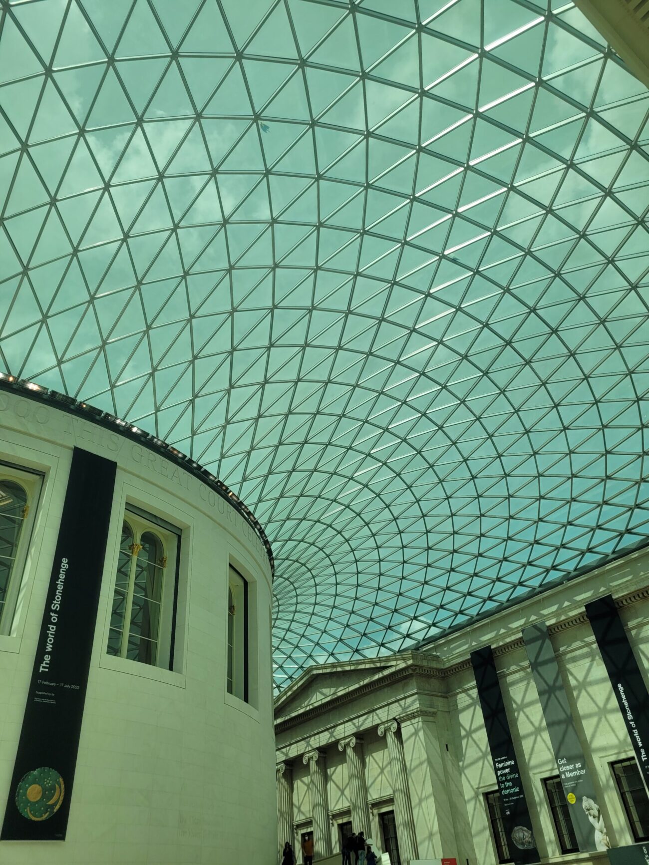 The lobby at The British Museum, London, England