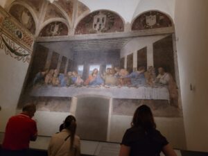 The Last Supper by Leonardo Da Vinci in Milan, Italy