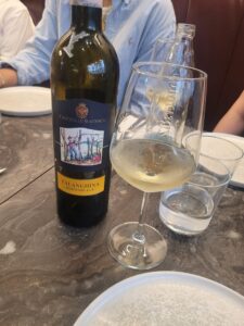 Wine wine at Materia Pizzeria