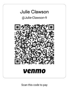 Julie Clawson Venmo QR code