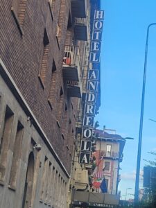 Hotel Andreola Sign