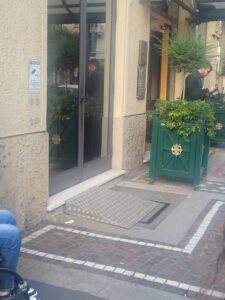 Ramp Entrance at Hotel Andreola
