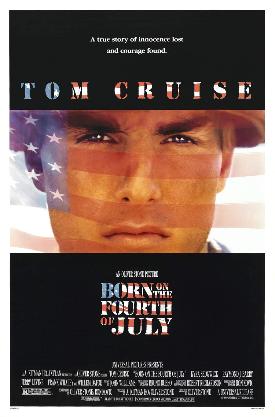 Movie poster for "Born on the Fourth of July"
