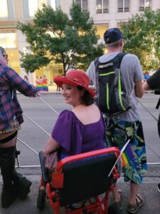 At the parade route