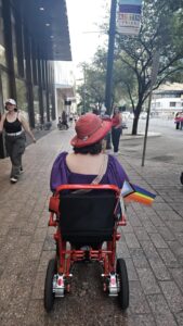 Getting to the parade